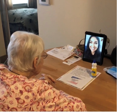 Video Call With Loved One in Assisted Living