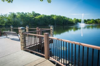 View of Generations Senior Living Berea Lake Coe Dock