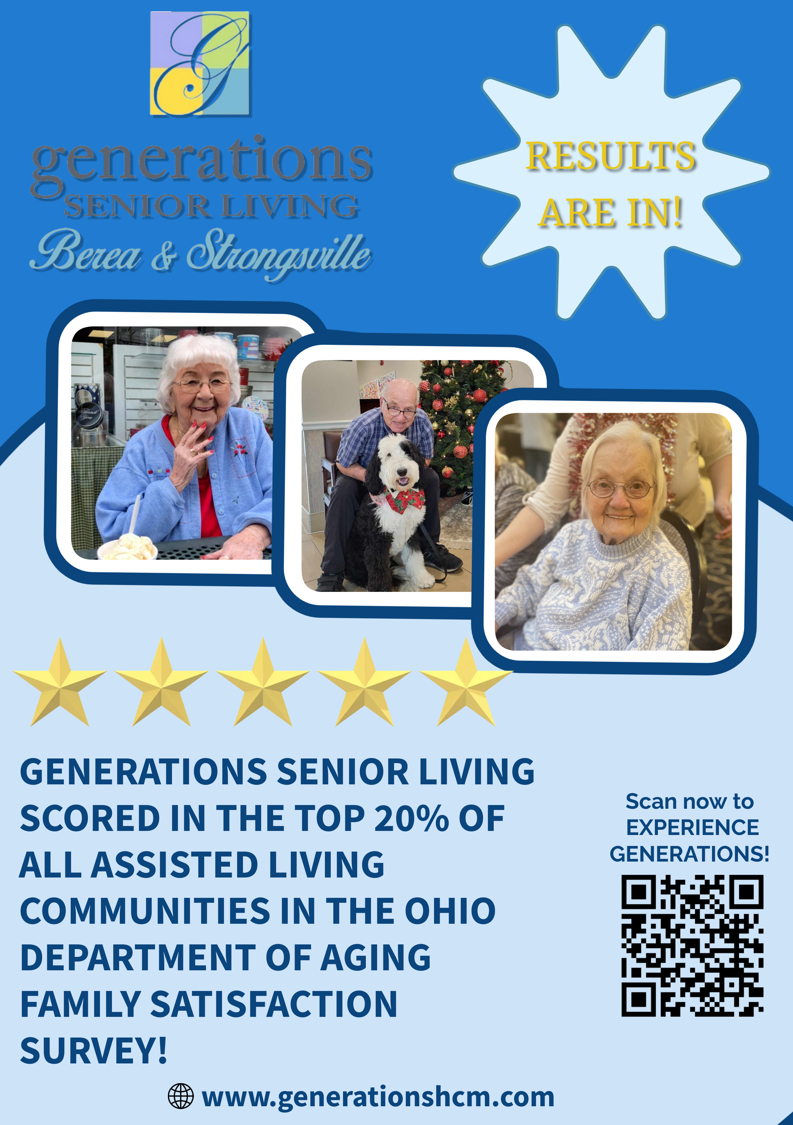 Generation Senior Living Ohio Department of Aging Survey Results