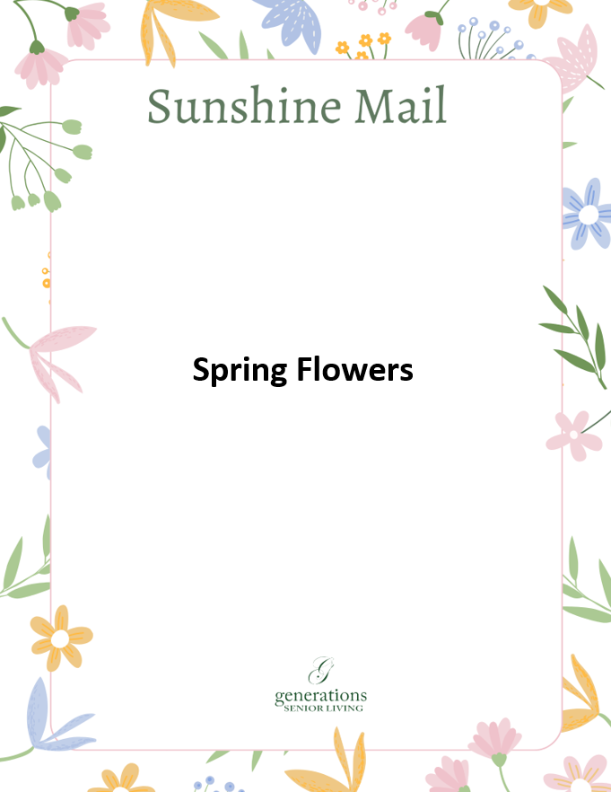 Spring Flowers Letter Stationery-1