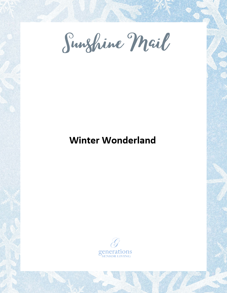 winter wonderland letter stationary winter wonderland letter stationary